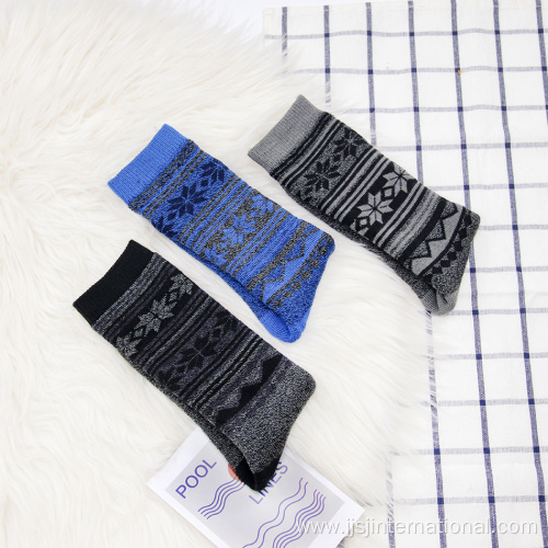 Comfortable warm men's socks custom